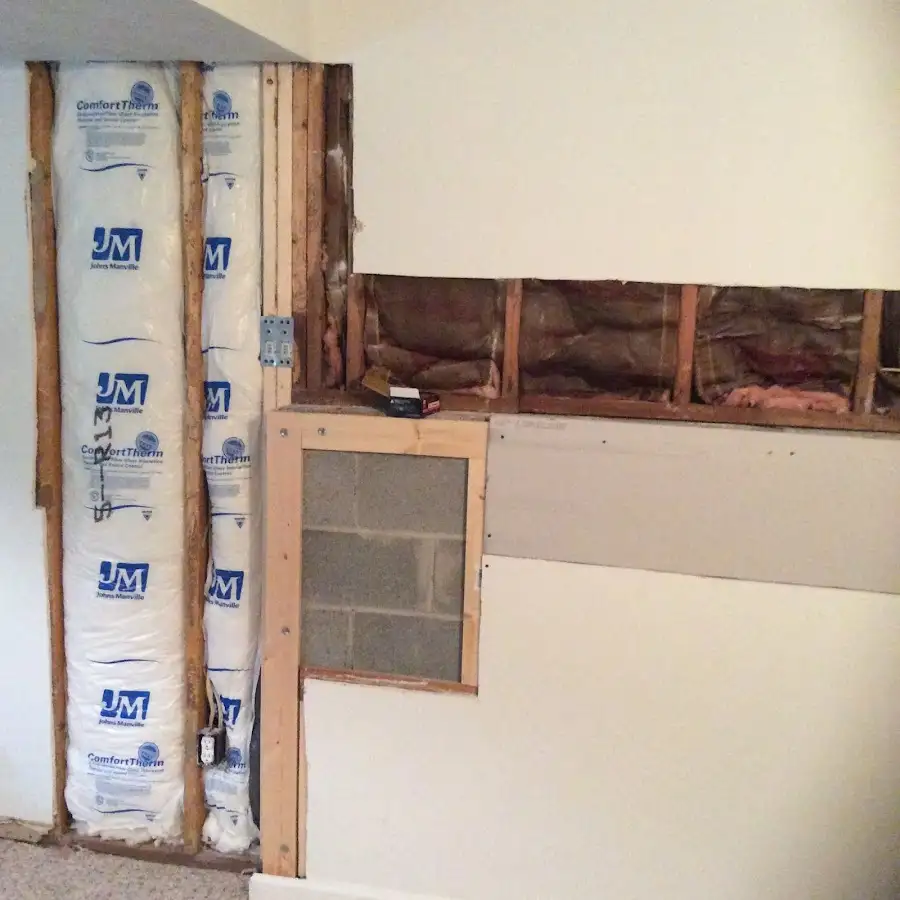 Wall insulation replacement during Odor Removal & Deodorization in Poteau